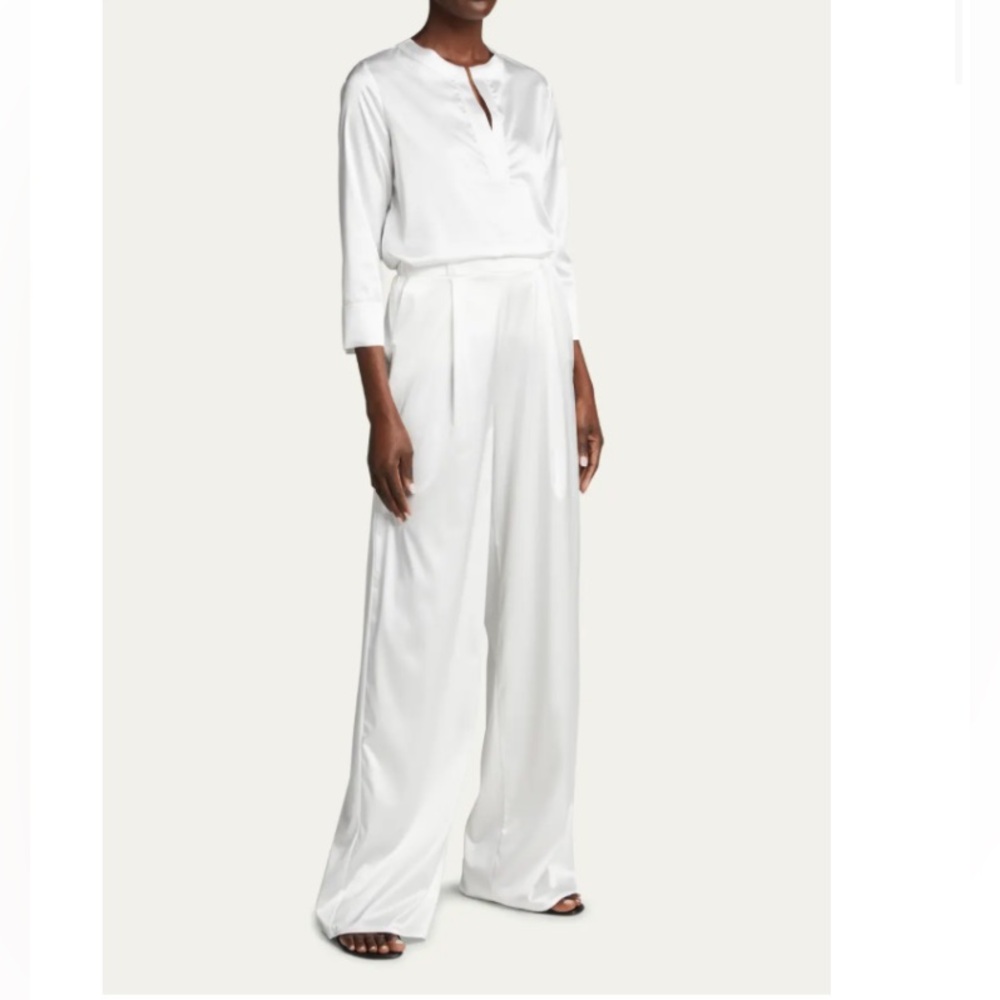 Chiara Boni Elegant White Wide-Leg Pants